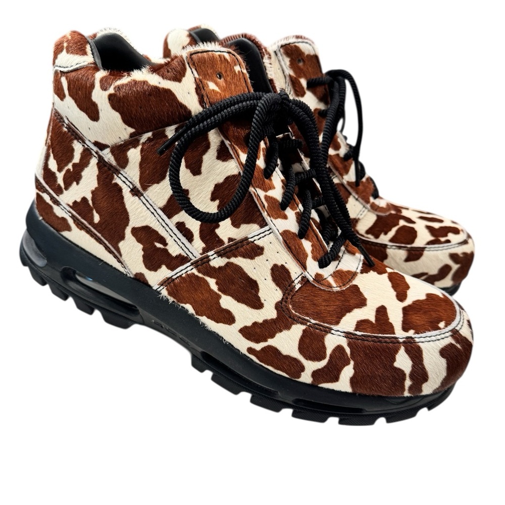Nike Air Max Goadome  ACG Cow Print  HTF Size 12  Nike Boot Brand New No Box